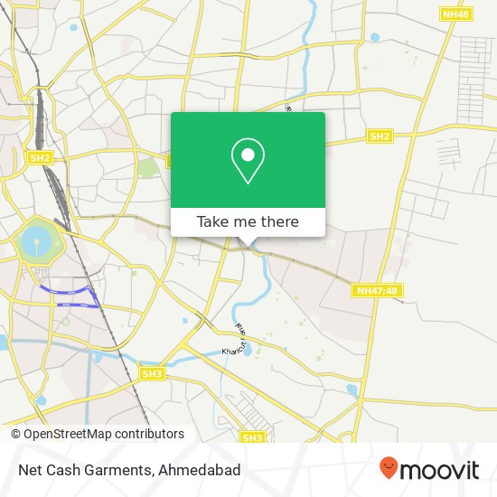 Net Cash Garments, Mahadev Nagar Road Ahmedabad GJ map