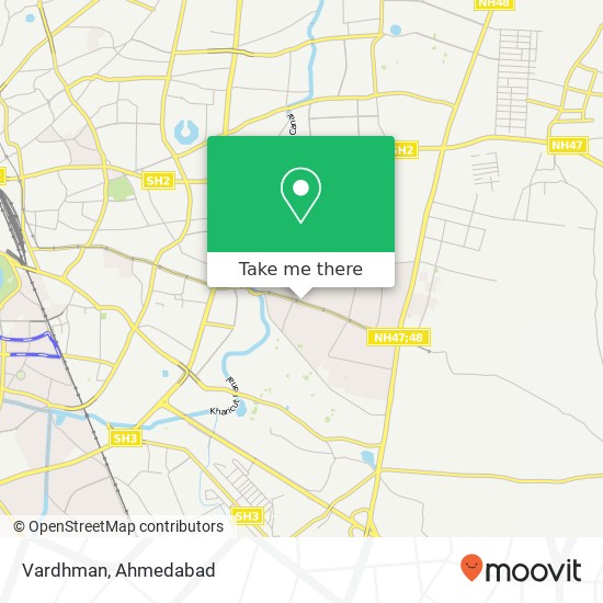 Vardhman, Ahmedabad GJ map