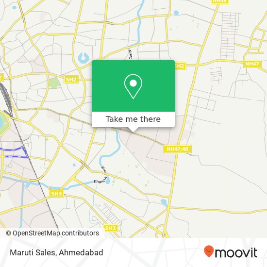 Maruti Sales, Mahadev Nagar Road Ahmedabad GJ map