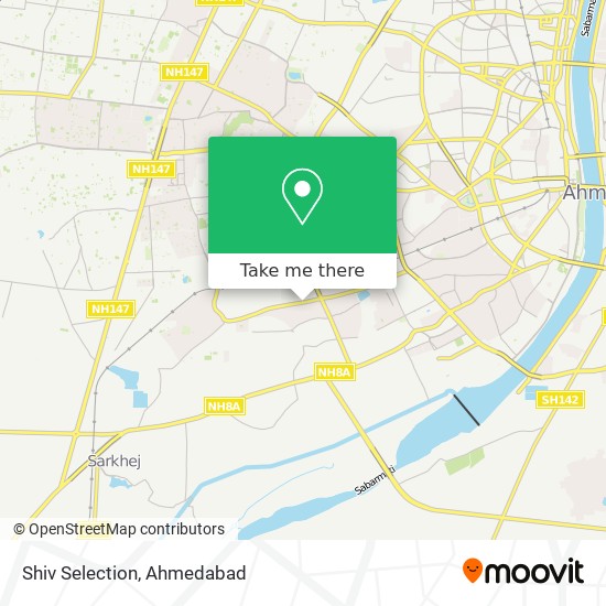 Shiv Selection map