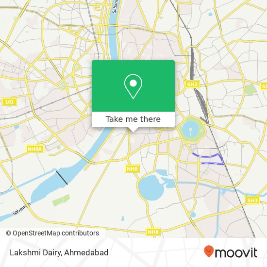 Lakshmi Dairy, Ganganath Mahadev Marg Ahmedabad GJ map