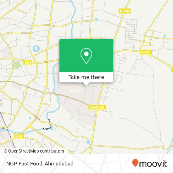 NGP Fast Food, Ahmedabad 382415 GJ map