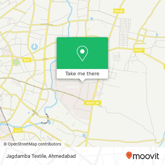 Jagdamba Textile, Ahmedabad 382415 GJ map