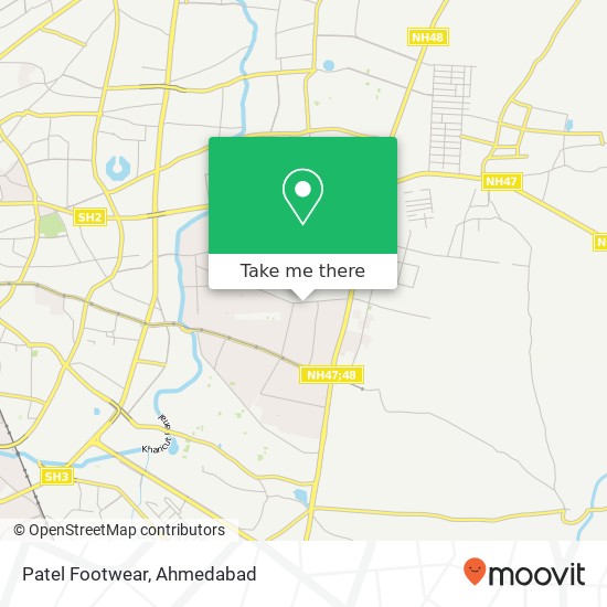 Patel Footwear, Takshashila School Road Ahmedabad 382418 GJ map