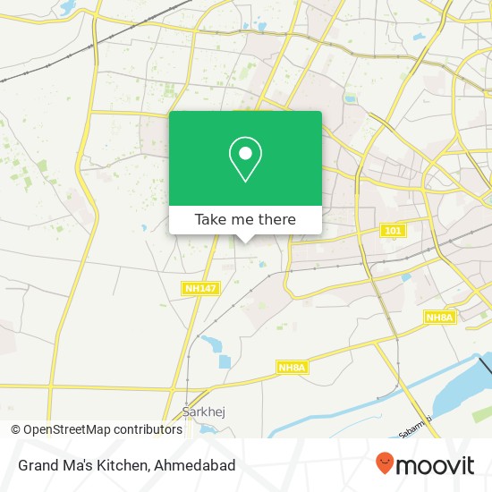 Grand Ma's Kitchen, Ahmedabad 380015 GJ map