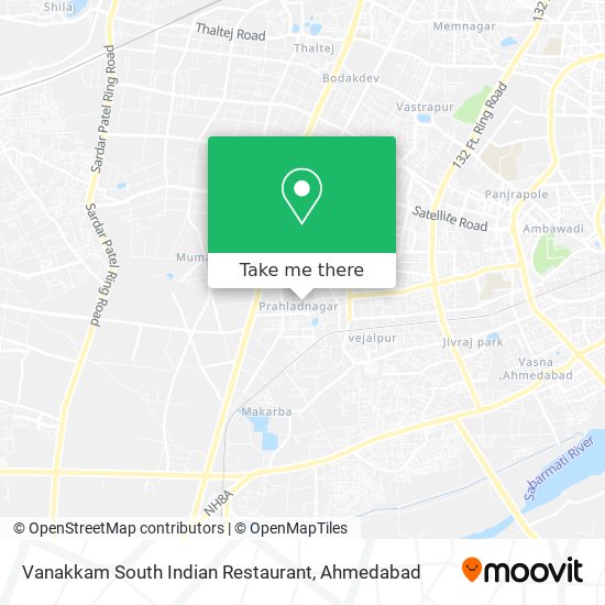 Vanakkam South Indian Restaurant map
