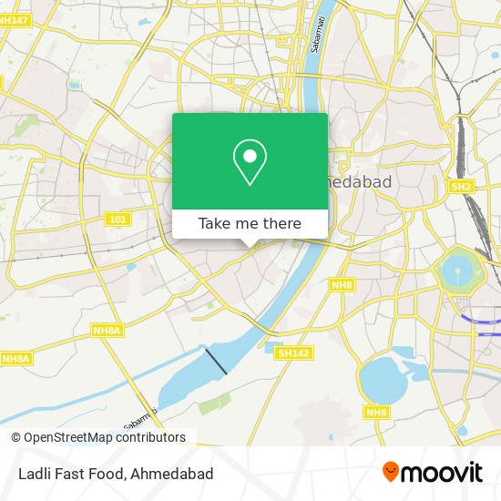 Ladli Fast Food map