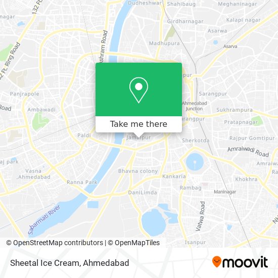 Sheetal Ice Cream map