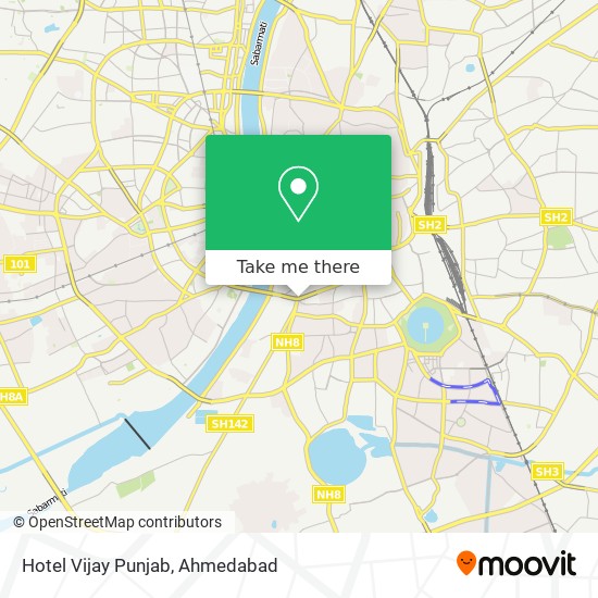 Hotel Vijay Punjab map