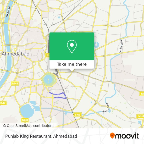 Punjab King Restaurant map