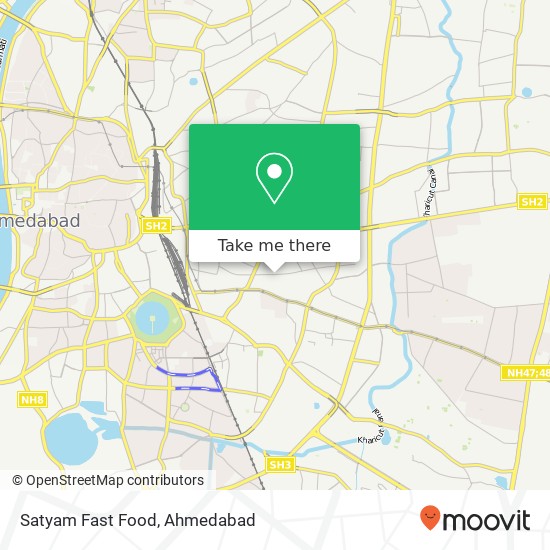 Satyam Fast Food, Wadikaka Road Ahmedabad GJ map