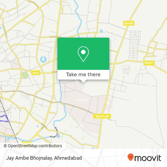 Jay Ambe Bhojnalay, Ahmedabad 382415 GJ map