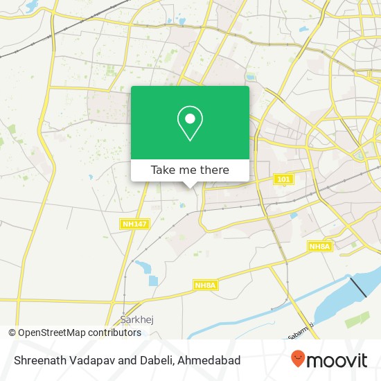 Shreenath Vadapav and Dabeli, Anand Nagar Road Ahmedabad 380015 GJ map