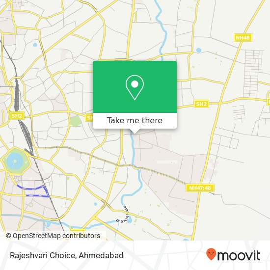 Rajeshvari Choice, Rajendra Park Road Ahmedabad GJ map