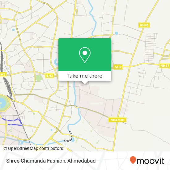 Shree Chamunda Fashion, Param Pujya Sant Shree Amar Bapu Marg Ahmedabad GJ map