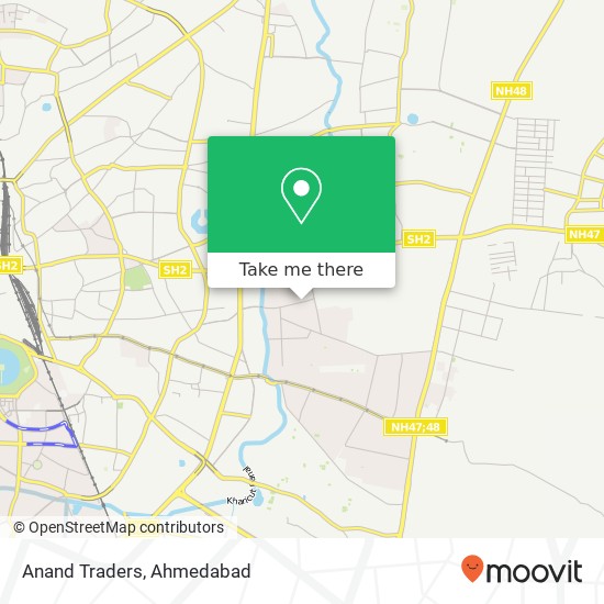 Anand Traders, Param Pujya Sant Shree Amar Bapu Marg Ahmedabad GJ map