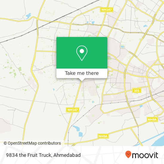 9834 the Fruit Truck, I S R O Colony Road Ahmedabad 380015 GJ map