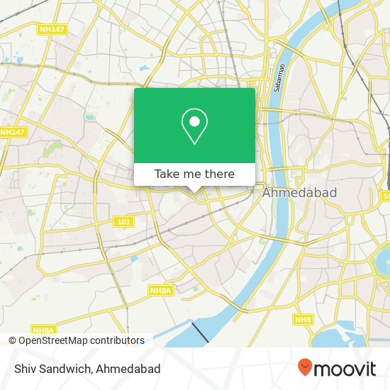Shiv Sandwich, Panchvati Marg Ahmedabad 380006 GJ map