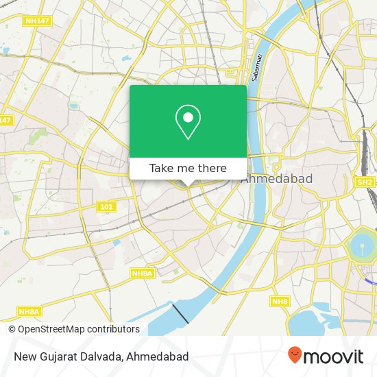 New Gujarat Dalvada, Amadavad 380006 GJ map