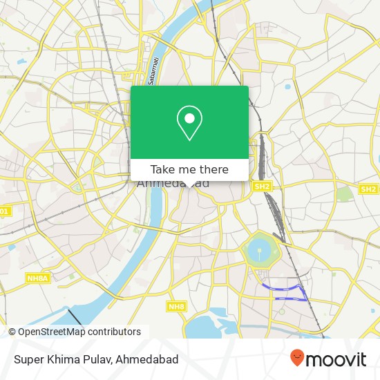 Super Khima Pulav, Khamasa Chowk Ahmedabad GJ map