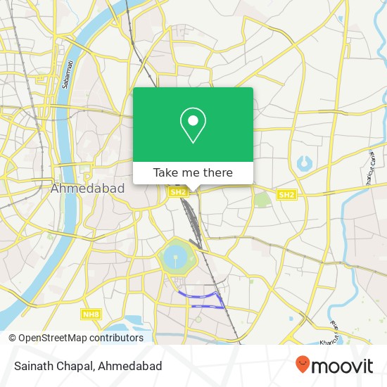 Sainath Chapal, Rakhial Road Ahmedabad GJ map