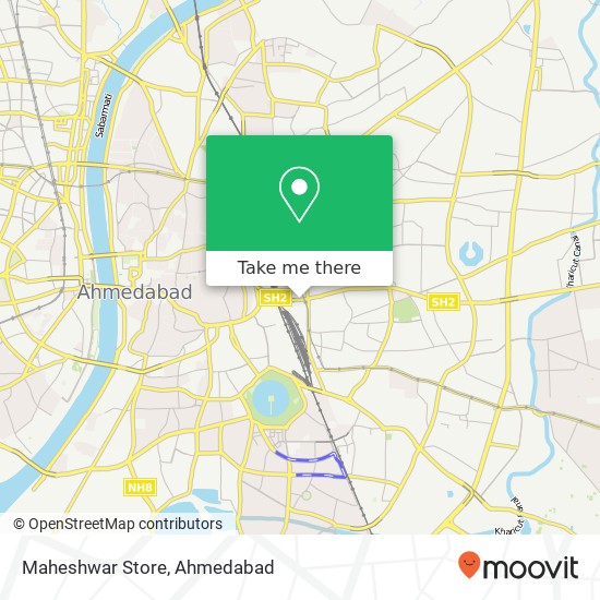 Maheshwar Store, Rakhial Road Ahmedabad GJ map
