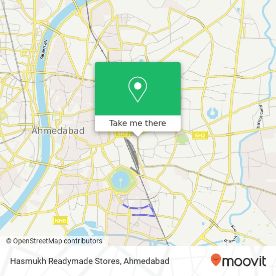 Hasmukh Readymade Stores map