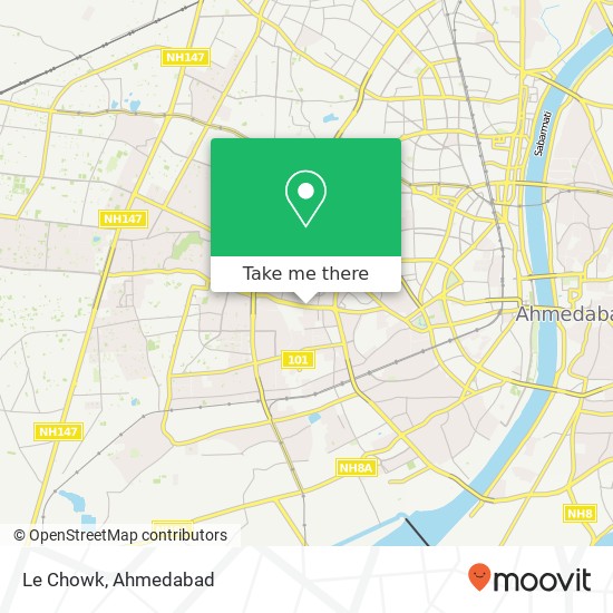 Le Chowk, Ahmedabad 380015 GJ map