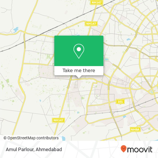 Amul Parlour, Satellite Road Ahmedabad GJ map