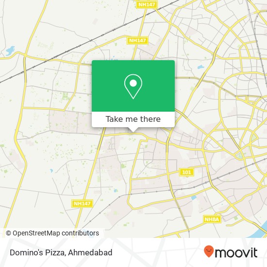 Domino's Pizza, Satellite Road Ahmedabad 380015 GJ map