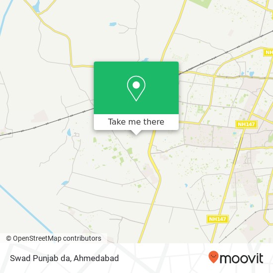 Swad Punjab da, Ahmedabad City Rural Road Ahmedabad GJ map