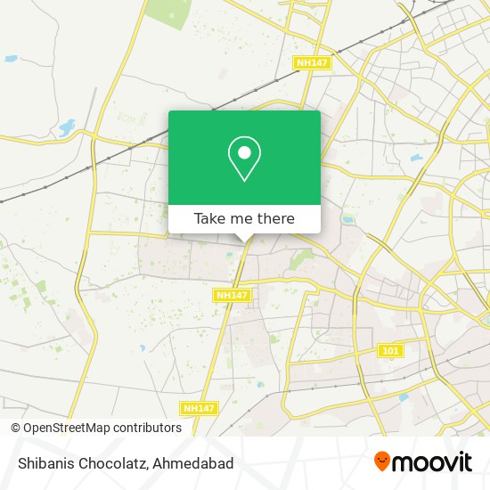 Shibanis Chocolatz map