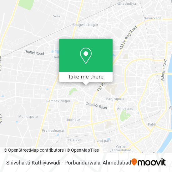 Shivshakti Kathiyawadi - Porbandarwala map