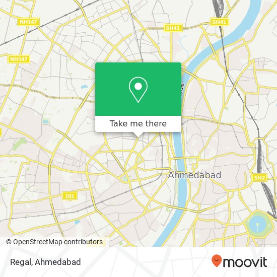 Regal, Ahmedabad GJ map