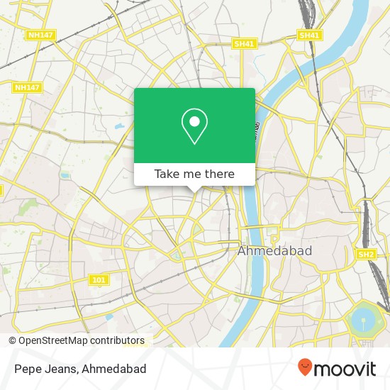 Pepe Jeans, C G Road Ahmedabad 380009 GJ map