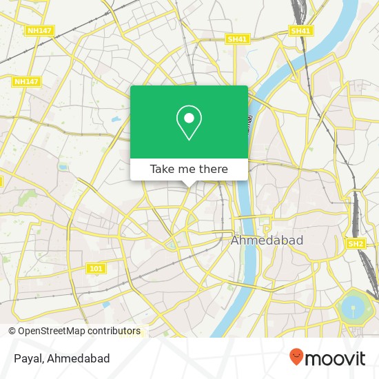 Payal, Service Road Ahmedabad GJ map