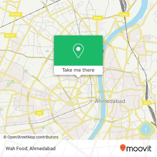Wah Food, Municipal Market Road Ahmedabad 380009 GJ map