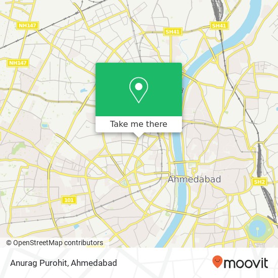 Anurag Purohit, Municipal Market Road Ahmedabad 380009 GJ map