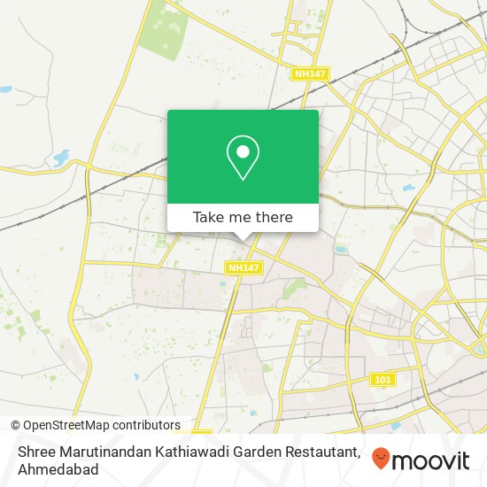 Shree Marutinandan Kathiawadi Garden Restautant, Amadavad 380054 GJ map