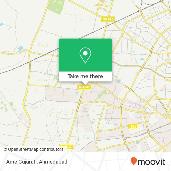 Ame Gujarati, Service Road Ahmedabad 380054 GJ map