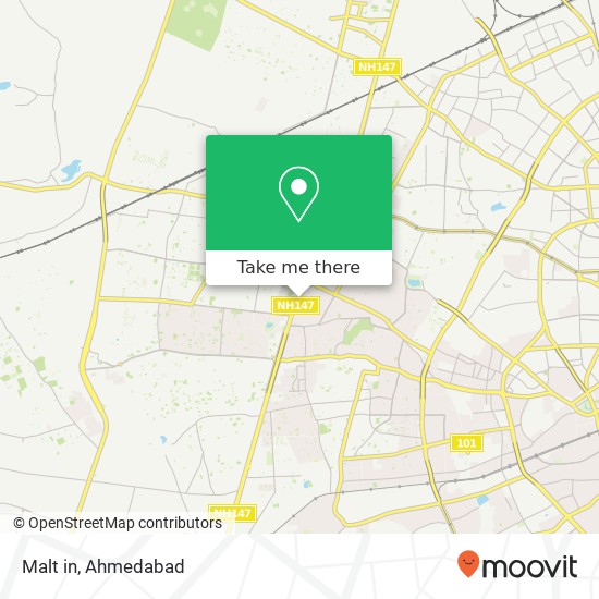 Malt in, Service Road Ahmedabad 380054 GJ map