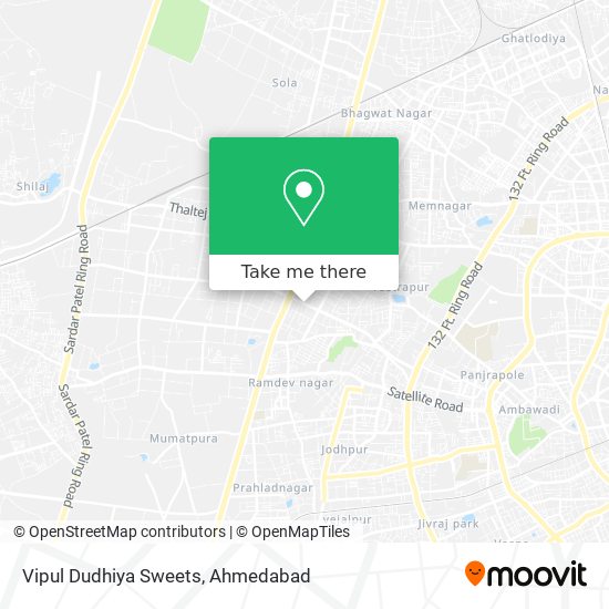 Vipul Dudhiya Sweets map