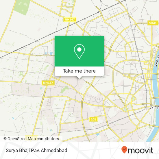 Surya Bhaji Pav, Ahmedabad 380054 GJ map