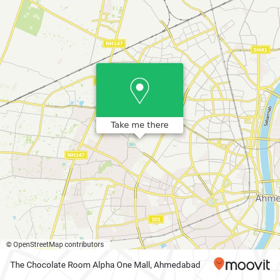 The Chocolate Room Alpha One Mall, Alphaone Mall Road Ahmedabad 380052 GJ map