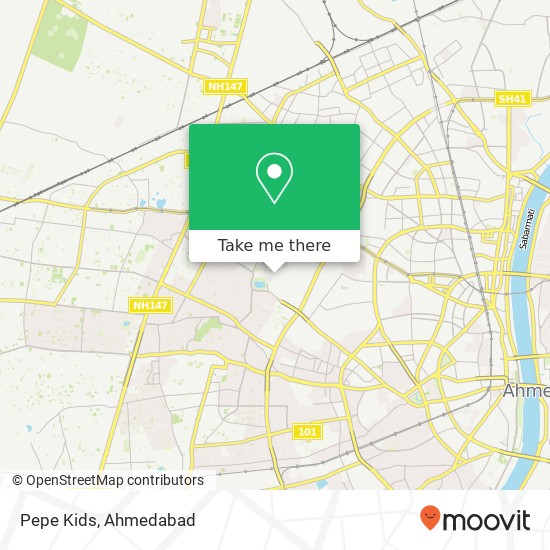 Pepe Kids, Alphaone Mall Road Ahmedabad 380052 GJ map