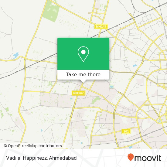 Vadilal Happinezz, Service Road Ahmedabad 380054 GJ map