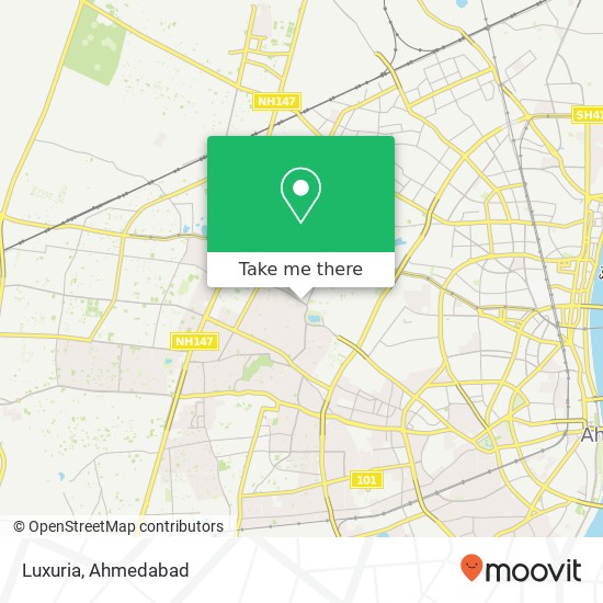 Luxuria, Sargam Marg Ahmedabad 380052 GJ map