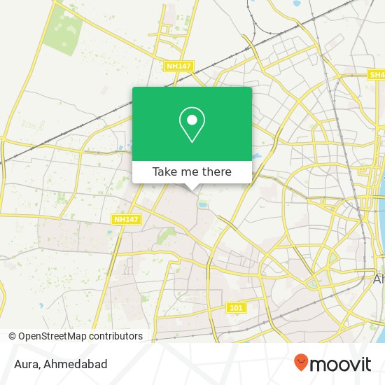 Aura, Bodakdev Road Ahmedabad 380052 GJ map