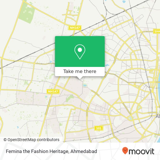 Femina the Fashion Heritage, Bodakdev Road Ahmedabad 380052 GJ map
