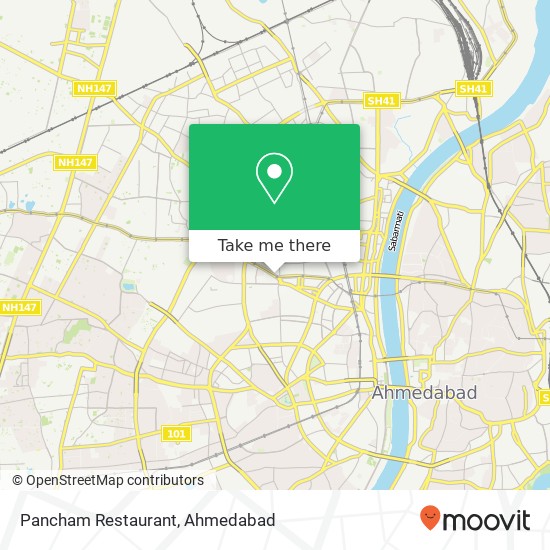 Pancham Restaurant, Commerce Six Road Ahmedabad 380009 GJ map